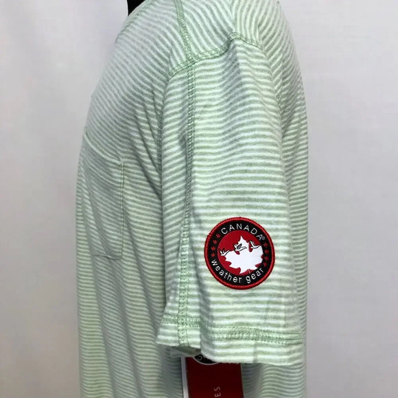 Canada Weathergear NWT Striped Short Sleeves Shirt Men XL - Picture 6 of 12